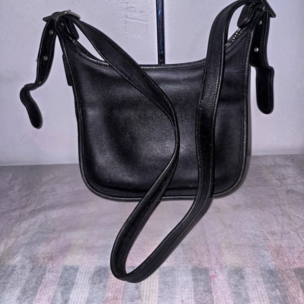 Coach Black JANICE Bag - Silver Hardware